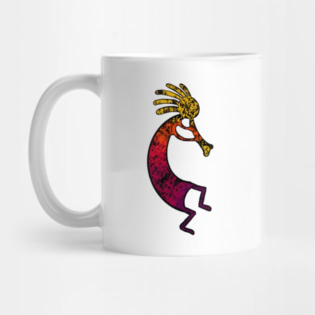 Kokopelli Illustration T-Shirt by WelshDesigns